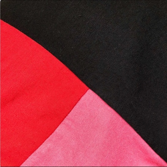 Red Pink & Black Color Block Tunic/Dress by J Jill - Picture 4 of 8